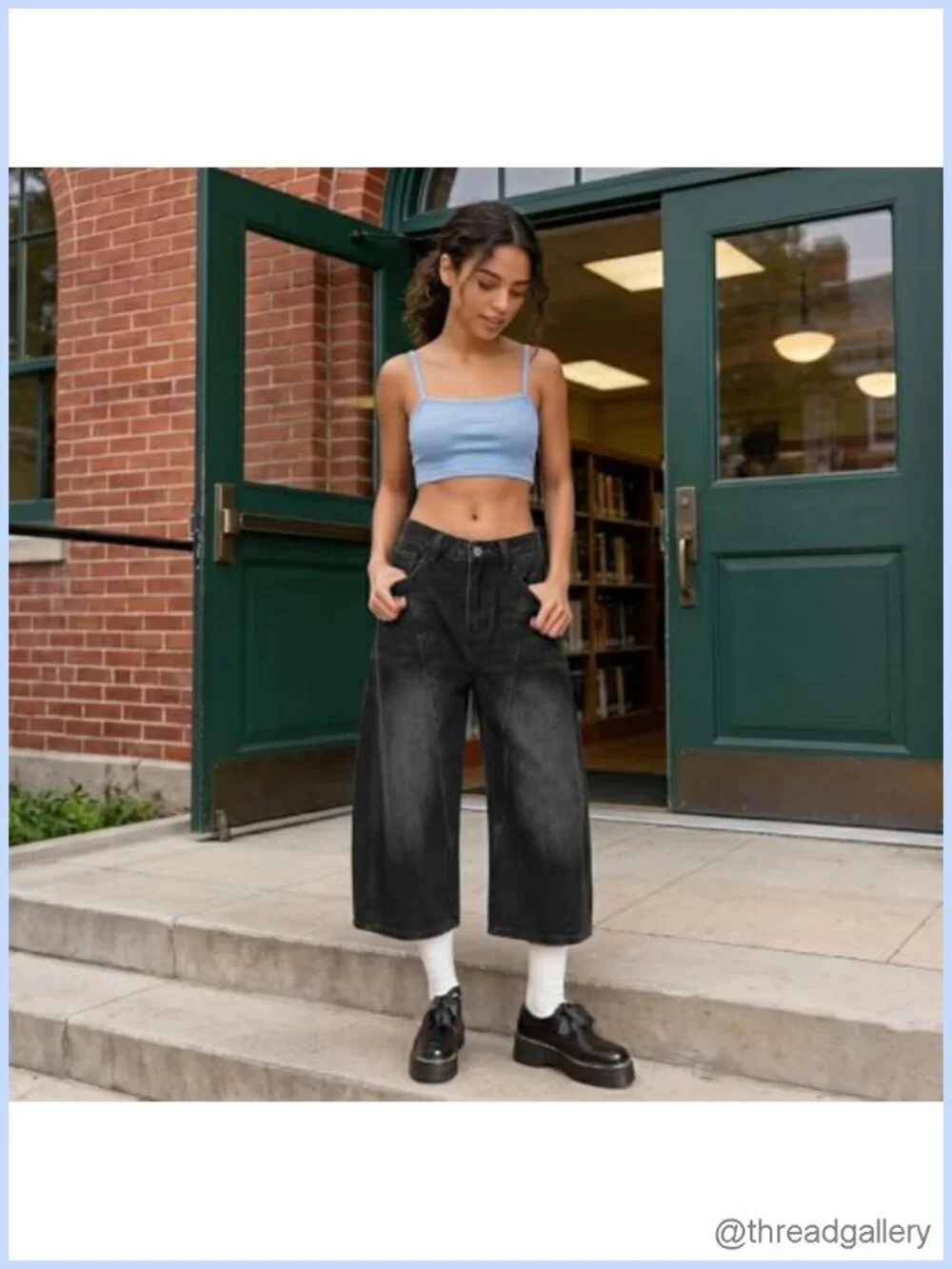Baggy Denim Jean Shorts High Rise Y2K Summer Streetwear